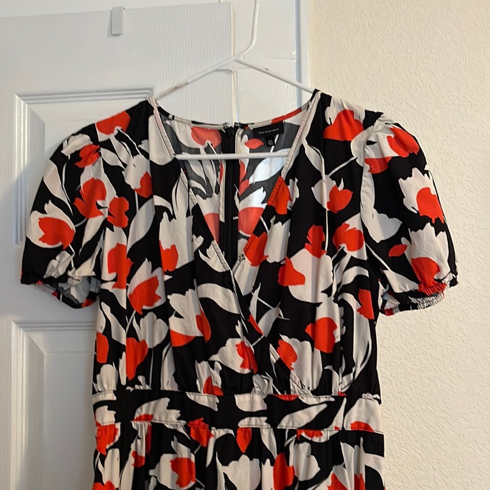 WHO WHAT WEAR Midi Dress